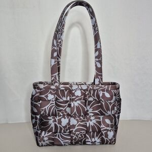 Harveys (Retired) Chocolate Floral Seatbelt Bag